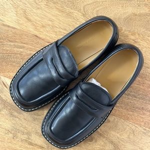 TONY BIANCO Granite Black Nappa Loafer